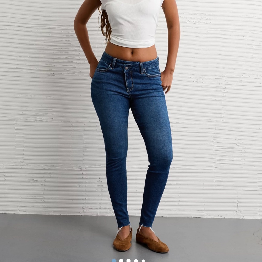 Women's Blue curvy jeggings nwot
